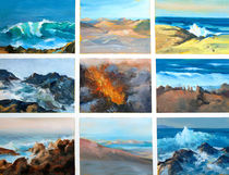 Landschaft Malerei - Kanarische Inseln_Impressionen von Geert Bordich