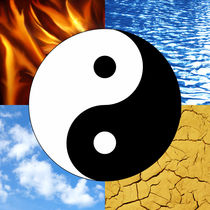 Yin Yang + 4 Elemente von darlya