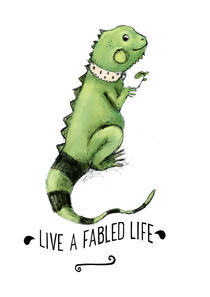 Live a fabled life Poster quote by Paola Zakimi