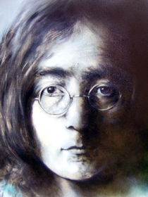 Portrait Malerei - John Lennon_Musiker by Geert Bordich