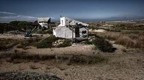 Wintertime at Cabo Polonio Landscape with white house von Diana C. Bernardi