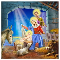 Nativity religious Christmas by arthousedesign