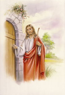 Jesus the good shepherd by arthousedesign