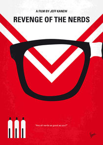 No504 My Revenge of the Nerds minimal movie poster von chungkong