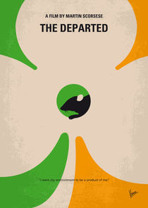 No506 My The Departed minimal movie poster by chungkong