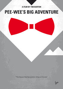 No511 My Pee Wees Big Adventure minimal movie poster by chungkong