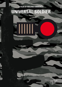 No523 My Universal Soldier minimal movie poster von chungkong