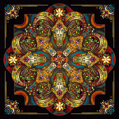 Mandala-sacred-rams-dark-version