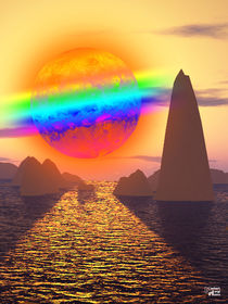 Rainbow Planet by Norbert Hergl