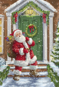 Santa Claus is knocking on my door by arthousedesign