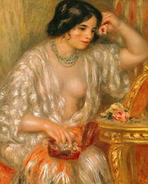 Gabrielle mit Schmuck von Pierre-Auguste Renoir