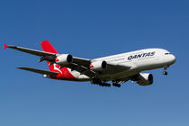 Qantas Airbus A380 by David Pyatt