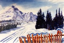 Berge, Schnee u. Sonnenschein von Johannes Rohen