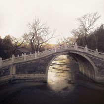 Bridge Over Golden Water von Michael Dalla Costa