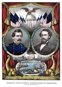 McClellan And Pendleton Campaign Poster von warishellstore
