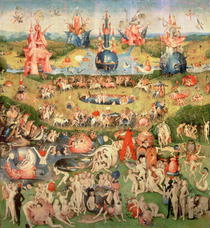 The Garden of Earthly Delights: Allegory of Luxury, central pane von Hieronymus Bosch