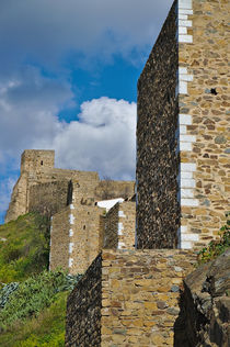 Castle Wall in Alentejo Portugal by Angelo DeVal