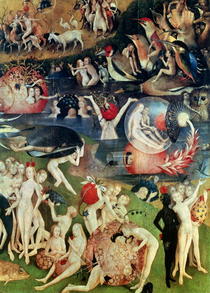 The Garden of Earthly Delights: Allegory of Luxury, detail of th by Hieronymus Bosch