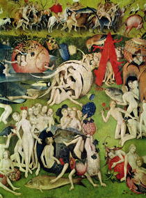 The Garden of Earthly Delights: Allegory of Luxury, detail of th von Hieronymus Bosch