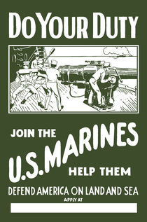 Do Your Duty - Join The US Marines by warishellstore