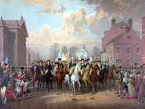 General Washington Enters New York von warishellstore
