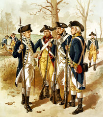 Infantry Of The Revolutionary War by warishellstore