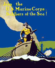 Join The US Marines Corps - Soldiers Of The Sea! von warishellstore