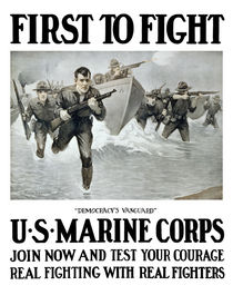 First To Fight -- US Marine Corps von warishellstore