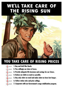 We'll Take Care Of The Rising Sun -- You Take Care Of Rising Prices von warishellstore