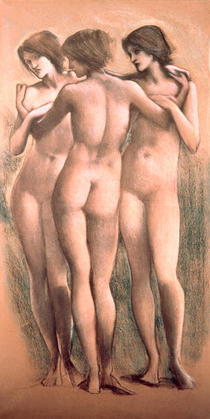 The Three Graces, c.1885 von Sir Edward Burne-Jones