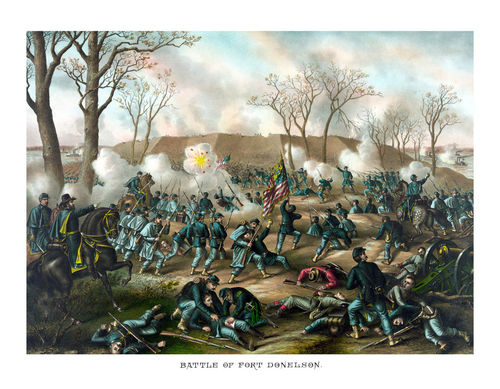 522-battle-of-fort-donelson-civil-war-painting