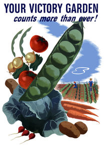 Your Victory Garden Counts More Than Ever -- WWII by warishellstore