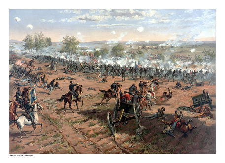 592-the-battle-of-gettysburg-color-painting-civil-war