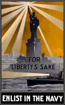 Enlist In The Navy -- For Liberty's Sake von warishellstore