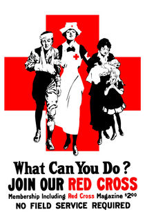 What Can You Do? Red Cross WW1 von warishellstore