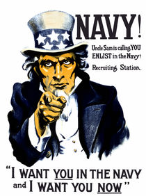 I Want You In The Navy -- Uncle Sam by warishellstore
