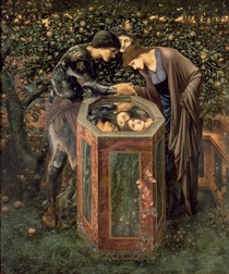 The Baleful Head, illustration from William Morris` `The Earthly by Sir Edward Burne-Jones