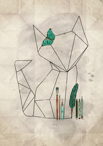Origami Fox by Sybille Sterk
