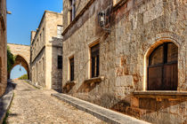 The Street of the Knights in Rhodes, Greece von Constantinos Iliopoulos