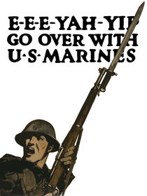 Go Over With US Marines -- WWI by warishellstore