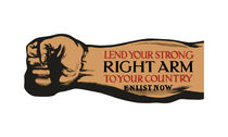 Lend Your Strong Right Arm -- Enlist Now von warishellstore
