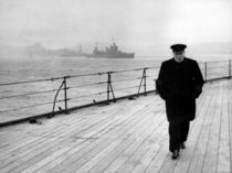 Winston Churchill At Sea by warishellstore