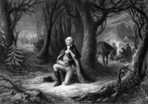 General Washington Praying At Valley Forge von warishellstore