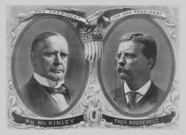 McKinley and Roosevelt Election Poster von warishellstore