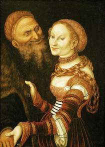The Courtesan and the Old Man by Lucas Cranach the Elder