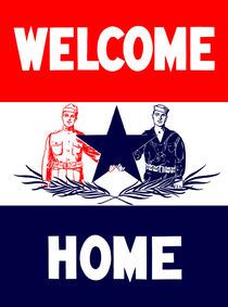 Vintage Military Welcome Home  by warishellstore