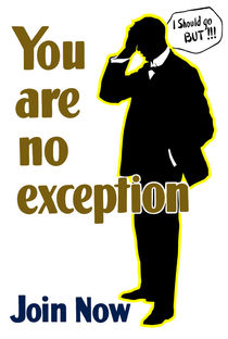 You Are No Exception -- Join Now von warishellstore