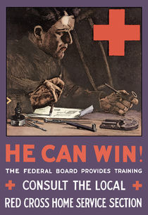 He Can Win! WWI Red Cross  by warishellstore