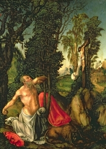 The Penitence of St. Jerome by Lucas Cranach the Elder