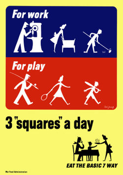 711-350-for-work-for-play-3-squares-a-day-ww2-poster